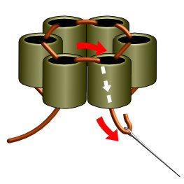 Tubular Brick Stitch Directions